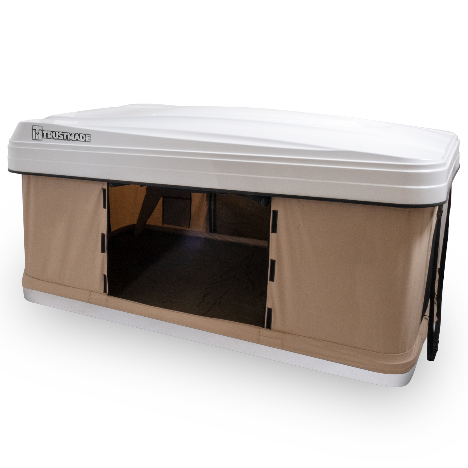 Carpa de techo rígida Nomad - Blanco / Beige