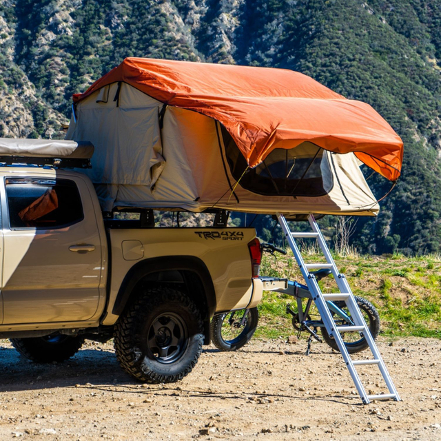 Tienda de campaña Wanderer Softshell Rooftop - Beige / Naranja